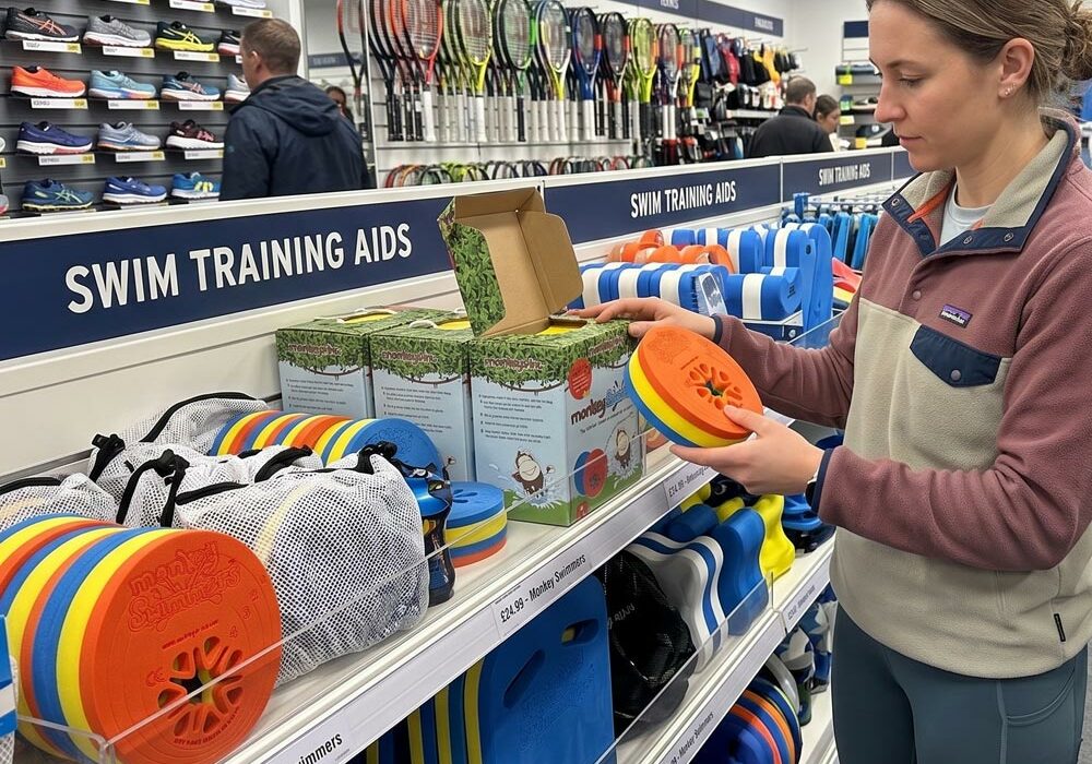 Plastazote retail products A person looking at a Plastazote product in a shop